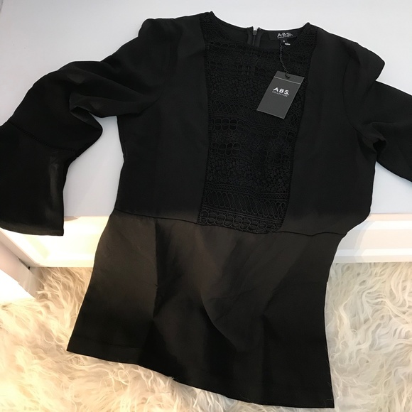 ABS Collection Black Long Sleeve Dress - Picture 8 of 9